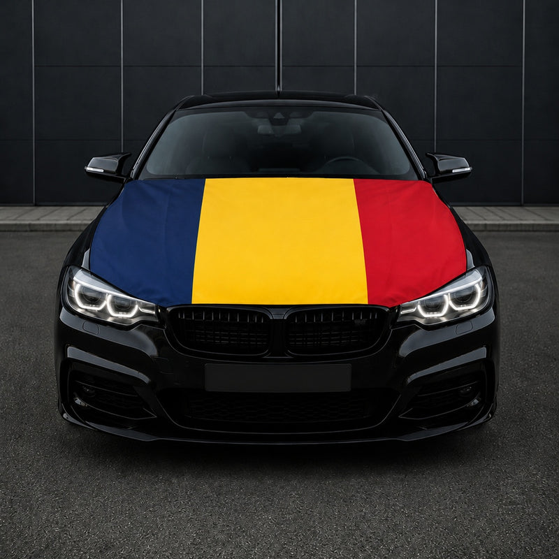 Rumänien Flagge Motorhaubenabdeckung