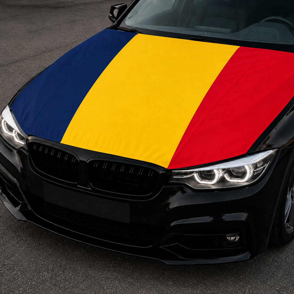 Rumänien Flagge Motorhaubenabdeckung