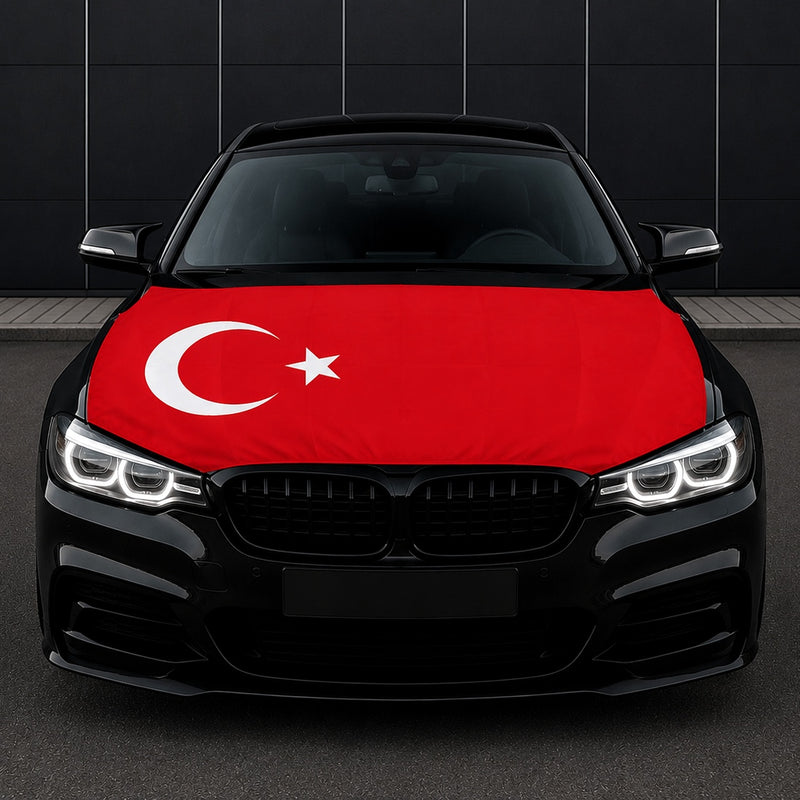Türkei Flagge Motorhaubenabdeckung