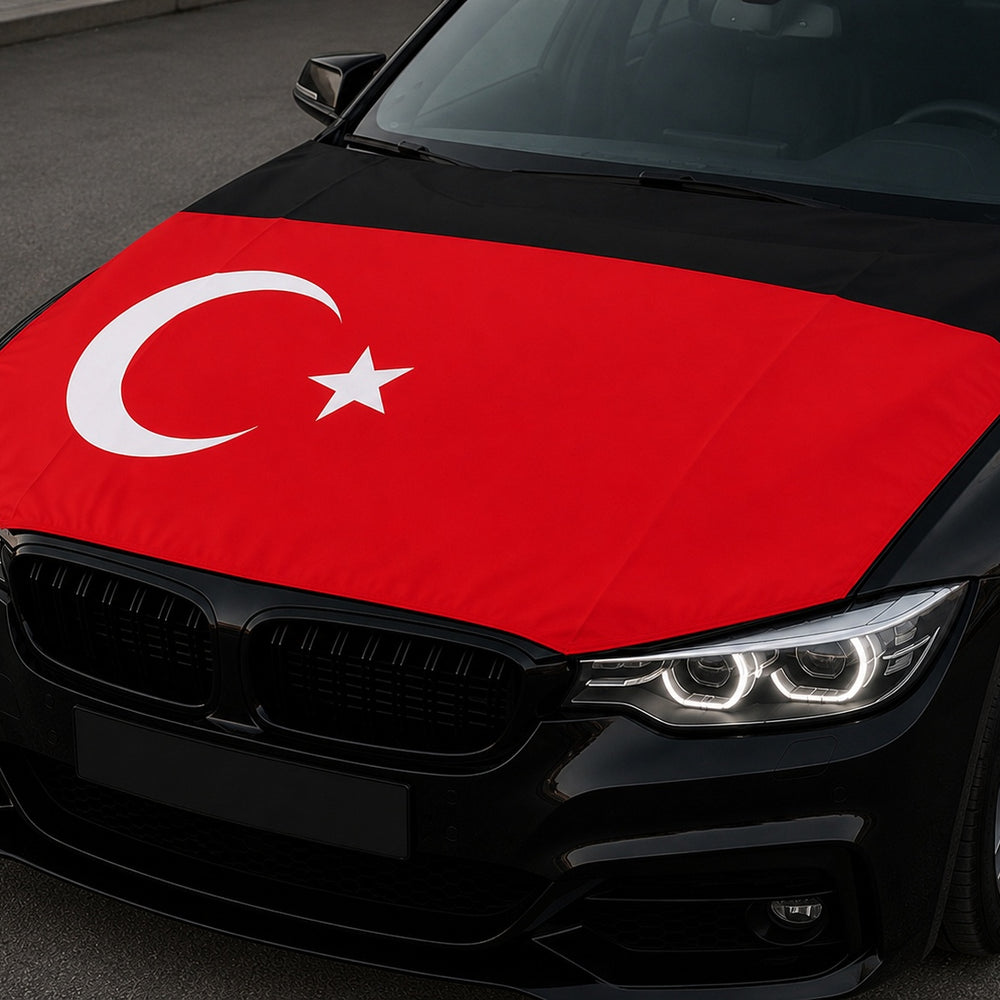 Türkei Flagge Motorhaubenabdeckung